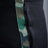 Black Micro Camo Piping Bottom