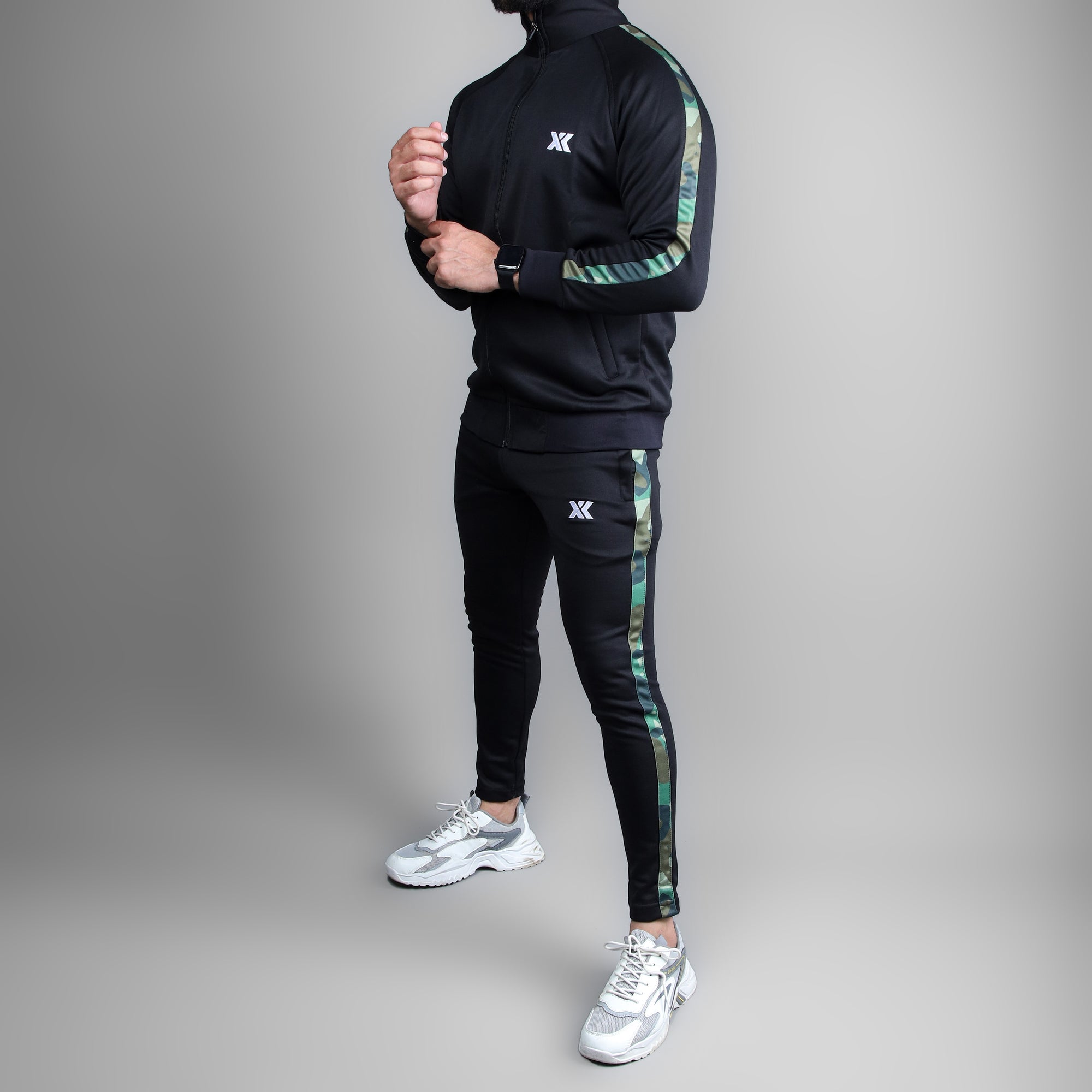 Micro Premium Green Camo Tracksuit