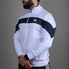Vol 2 White - Navy Premium Zipper