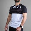 Black White Hybrid Anti Dri-Fit Tee