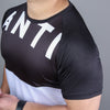 Black White Hybrid Anti Dri-Fit Tee