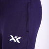 Navy panel terry bottom