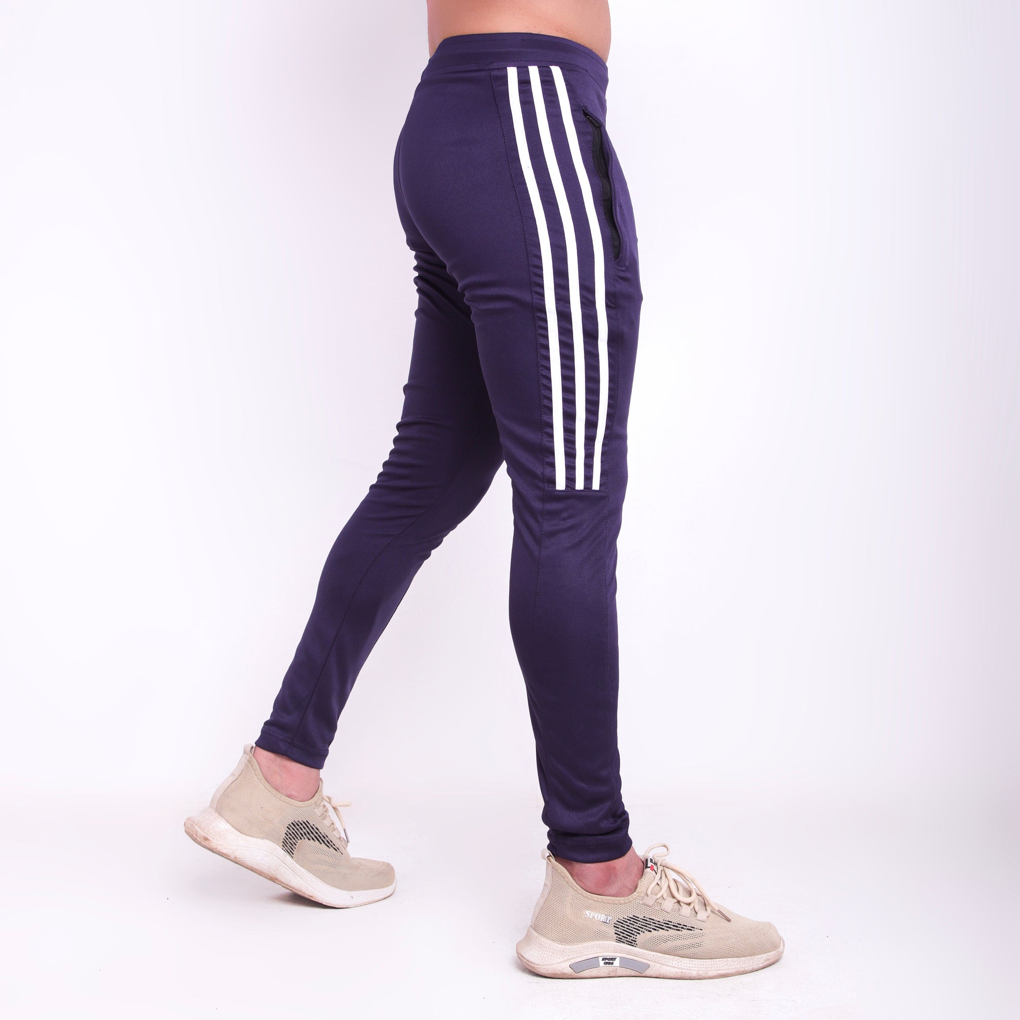 Navy half three quick dry bottom