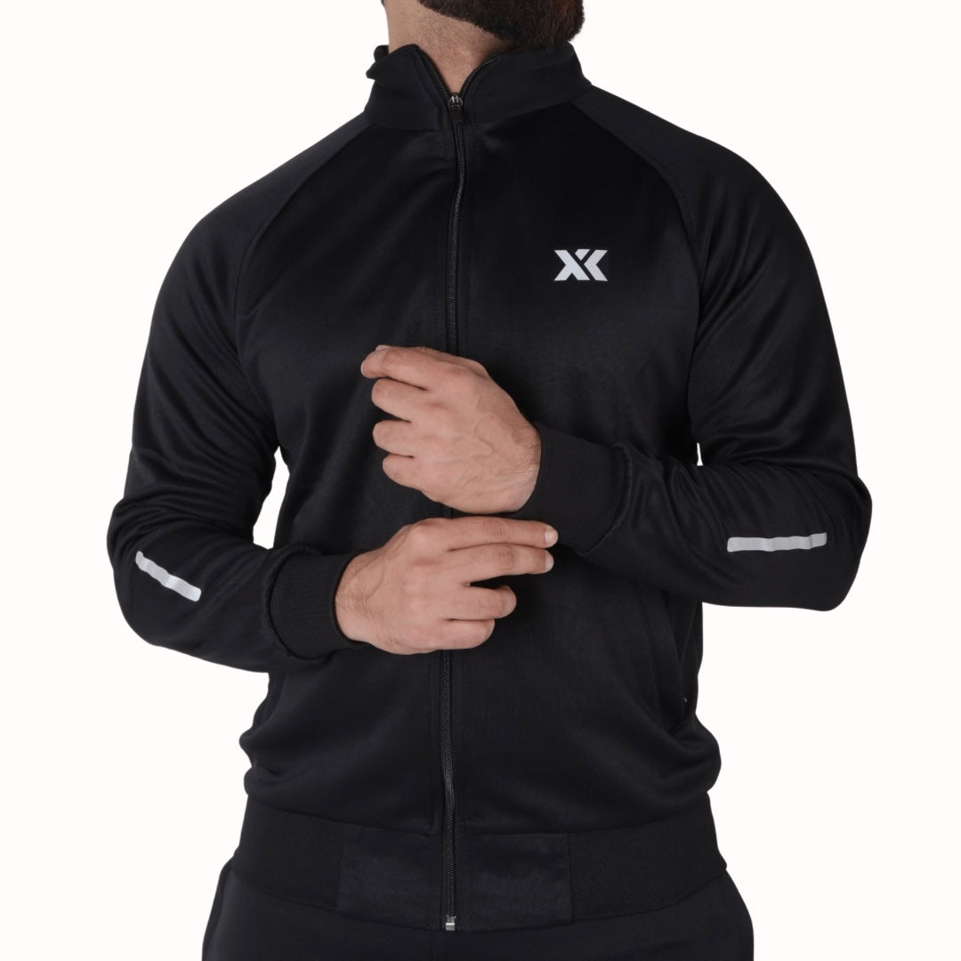 Black sprint zipper
