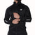 Black sprint zipper