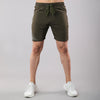 Olive micro lightweight speed shorts
