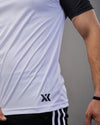 White premium dri-fit tee