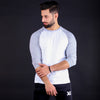 Grey raglan 3/4 sleeves