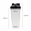 Transparent solid shaker bottle