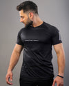 Black reflective dri-fit tee