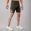 Olive micro lightweight speed shorts