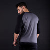 Black raglan 3/4 sleeves