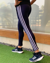 Navy Three Stripes Quick Dry Bottom