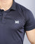 Premium black fitted polo
