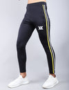 Black quick dry yellow white stripes bottom