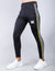 Black quick dry yellow white stripes bottom