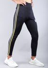 Black quick dry yellow white stripes bottom