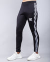Black race flag sublimation bottom