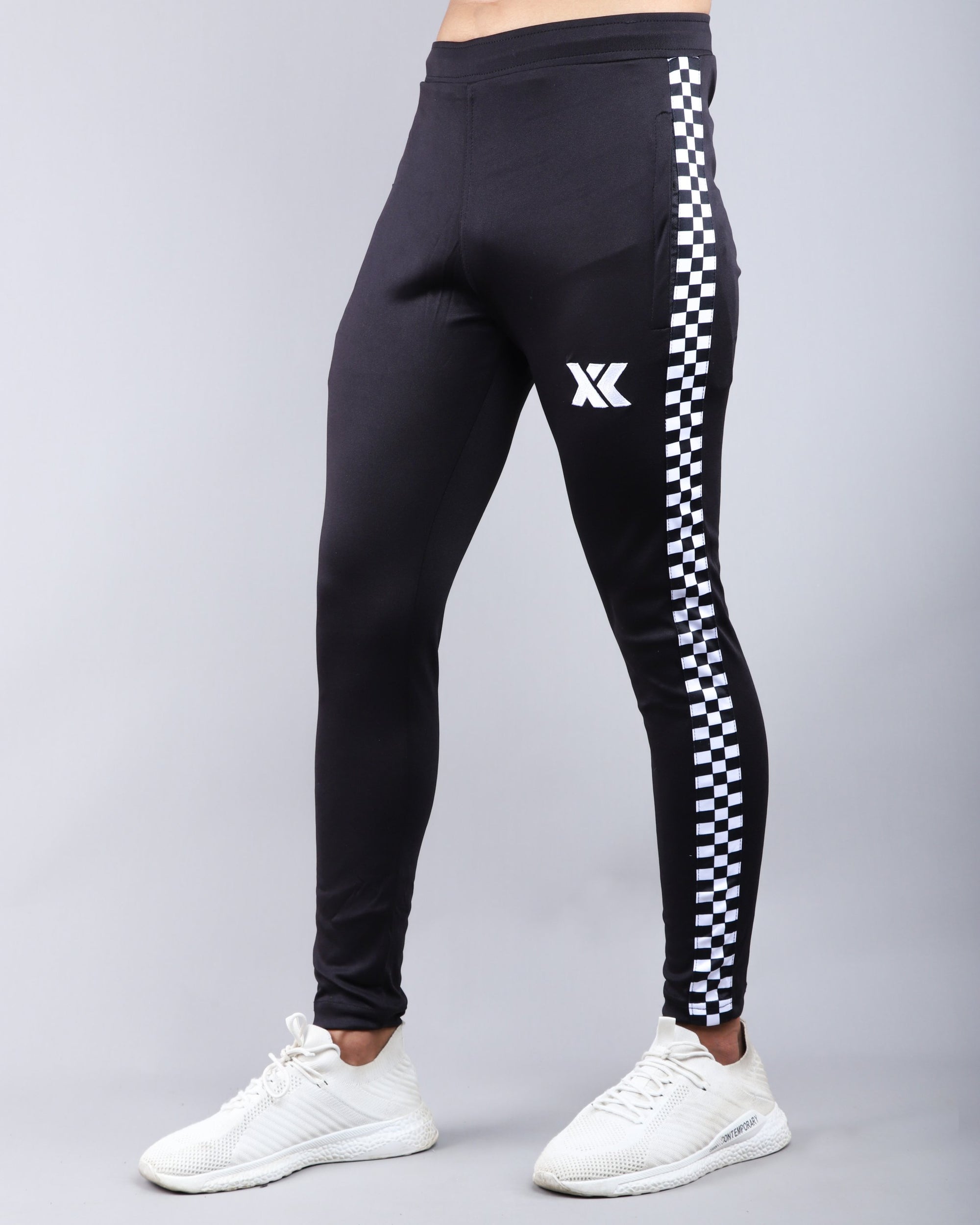 Black race flag sublimation bottom