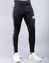 Black race flag sublimation bottom