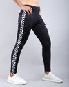 Black race flag sublimation bottom