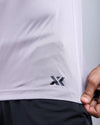 Silver power tank top