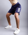 Navy side three stripes dri fit shorts