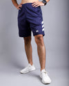 Navy side three stripes dri fit shorts