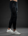 Black reflective believe interlock bottom