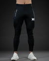 Black reflective believe interlock bottom