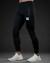 Black reflective believe interlock bottom