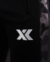Black camouflage interlock bottom