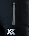 Black reflective stripe quick dry bottom