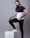 Black/white Tee